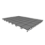 Midwest Folding TransFold 20'x28' Dual-Height Portable Stage Kit, 16"-24" High (4'x4' Units) - MFP-TA44-20X28X1624