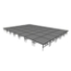 Midwest Folding TransFold 20'x28' Dual-Height Portable Stage Kit, 16"-24" High (4'x4' Units) - MFP-TA44-20X28X1624