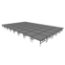 Midwest Folding TransFold 20'x32' Dual-Height Portable Stage Kit, 16"-24" High (4'x4' Units)  - MFP-TA44-20X32X1624