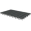 Midwest Folding TransFold 20'x32' Dual-Height Portable Stage Kit, 24"-32" High (4'x4' Units) - MFP-TA44-20X32X2432