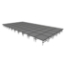 Midwest Folding TransFold 20'x40' Dual-Height Portable Stage Kit, 16"-24" High (4'x4' Units) - MFP-TA44-20X40X1624