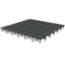 Midwest Folding TransFold 24'x24' Dual-Height Portable Stage Kit, 24"-32" High (4'x4' Units) - MFP-TA44-24X24X2432