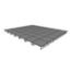 Midwest Folding TransFold 24'x28' Dual-Height Portable Stage Kit, 16"-24" High (4'x4' Units) - MFP-TA44-24X28X1624