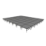 Midwest Folding TransFold 24'x28' Dual-Height Portable Stage Kit, 16"-24" High (4'x4' Units) - MFP-TA44-24X28X1624