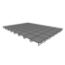 Midwest Folding TransFold 24'x32' Dual-Height Portable Stage Kit, 16"-24" High (4'x4' Units) - MFP-TA44-24X32X1624