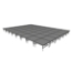 Midwest Folding TransFold 24'x32' Dual-Height Portable Stage Kit, 16"-24" High (4'x4' Units) - MFP-TA44-24X32X1624