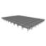 Midwest Folding TransFold 24'x36' Dual-Height Portable Stage Kit, 16"-24" High (4'x4' Units) - MFP-TA44-24X36X1624