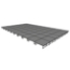 Midwest Folding TransFold 24'x40' Dual-Height Portable Stage Kit, 16"-24" High (4'x4' Units) - MFP-TA44-24X40X1624