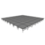 Midwest Folding TransFold 28'x28' Dual-Height Portable Stage Kit, 16"-24" High (4'x4' Units)  - MFP-TA44-28X28X1624
