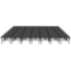 Midwest Folding TransFold 28'x28' Dual-Height Portable Stage Kit, 24"-32" High (4'x4' Units) - MFP-TA44-28X28X2432