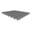 Midwest Folding TransFold 28'x32' Dual-Height Portable Stage Kit, 16"-24" High (4'x4' Units) - MFP-TA44-28X32X1624