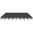 Midwest Folding TransFold 28'x32' Dual-Height Portable Stage Kit, 24"-32" High (4'x4' Units) - MFP-TA44-28X32X2432