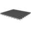 Midwest Folding TransFold 28'x32' Dual-Height Portable Stage Kit, 24"-32" High (4'x4' Units) - MFP-TA44-28X32X2432