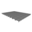 Midwest Folding TransFold 28'x36' Dual-Height Portable Stage Kit, 16"-24" High (4'x4' Units) - MFP-TA44-28X36X1624