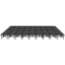 Midwest Folding TransFold 28'x36' Dual-Height Portable Stage Kit, 24"-32" High (4'x4' Units) - MFP-TA44-28X36X2432