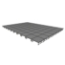 Midwest Folding TransFold 28'x40' Dual-Height Portable Stage Kit, 16"-24" High (4'x4' Units) - MFP-TA44-28X40X1624