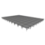 Midwest Folding TransFold 28'x40' Dual-Height Portable Stage Kit, 16"-24" High (4'x4' Units) - MFP-TA44-28X40X1624