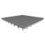 Midwest Folding TransFold 32'x32' Dual-Height Portable Stage Kit, 16"-24" High (4'x4' Units) - MFP-TA44-32X32X1624