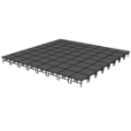 Midwest Folding TransFold 32'x32' Dual-Height Portable Stage Kit, 24"-32" High (4'x4' Units)