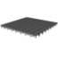 Midwest Folding TransFold 32'x32' Dual-Height Portable Stage Kit, 24"-32" High (4'x4' Units) - MFP-TA44-32X32X2432
