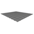 Midwest Folding TransFold 36'x40' Portable Stage Kit, 8" High (4'x4' Units)