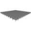 Midwest Folding TransFold 40'x40' Dual-Height Portable Stage Kit, 16"-24" High (4'x4' Units) - MFP-TA44-40X40X1624