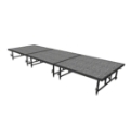 Midwest Folding TransFold 4'x12' Dual-Height Portable Stage Kit, 16"-24" High (4'x4' Units)