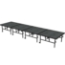 Midwest Folding TransFold 4'x16' Dual-Height Portable Stage Kit, 24"-32" High (4'x4' Units) - MFP-TA44-4X16X2432