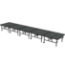 Midwest Folding TransFold 4'x20' Dual-Height Portable Stage Kit, 24"-32" High (4'x4' Units) - MFP-TA44-4X20X2432