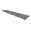 Midwest Folding TransFold 4'x20' Portable Stage Kit, 8" High (4'x4' Units) - MFP-TF44-4X20X8