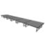 Midwest Folding TransFold 4'x24' Dual-Height Portable Stage Kit, 16"-24" High (4'x4' Units)  - MFP-TA44-4X24X1624