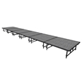 Midwest Folding 4'x24' TransFold Dual-Height Portable Stage Kit, 16"-24" High 