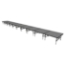 Midwest Folding TransFold 4'x40' Dual-Height Portable Stage Kit, 16"-24" High (4'x4' Units) - MFP-TA44-4X40X1624