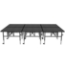 Midwest Folding TransFold 8'x12' Dual-Height Portable Stage Kit, 24"-32" High (4'x4' Units) - MFP-TA44-8X12X2432