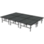 Midwest Folding TransFold 8'x12' Dual-Height Portable Stage Kit, 24"-32" High (4'x4' Units) - MFP-TA44-8X12X2432