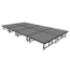 Midwest Folding TransFold 8'x16' Dual-Height Portable Stage Kit, 16"-24" High (4'x4' Units)  - MFP-TA44-8X16X1624