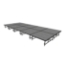 Midwest Folding TransFold 8'x20' Dual-Height Portable Stage Kit, 16"-24" High (4'x4' Units) - MFP-TA44-8X20X1624
