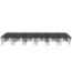 Midwest Folding TransFold 8'x24' Dual-Height Portable Stage Kit, 24"-32" High (4'x4' Units) - MFP-TA44-8X24X2432