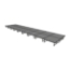 Midwest Folding TransFold 8'x36' Dual-Height Portable Stage Kit, 16"-24" High (4'x4' Units) - MFP-TA44-8X36X1624
