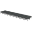 Midwest Folding TransFold 8'x36' Dual-Height Portable Stage Kit, 24"-32" High (4'x4' Units) - MFP-TA44-8X36X2432