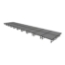 Midwest Folding TransFold 8'x40' Dual-Height Portable Stage Kit, 16"-24" High (4'x4' Units) - MFP-TA44-8X40X1624