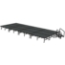 Midwest Folding TransFold 12'x32' Dual-Height Stage with Step, 24"-32H (4'x8' Units) - MFP-TA48-12X32-2432