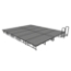 Midwest Folding TransFold 16'x20' Dual-Height Stage with Step, 16"-24H (4'x8' Units) - MFP-TA48-16X20-1624