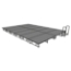 Midwest Folding TransFold 16'x24' Dual-Height Stage with Step, 16"-24H (4'x8' Units)  - MFP-TA48-16X24-1624