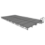 Midwest Folding TransFold 16'x32' Dual-Height Stage with Step, 16"-24H (4'x8' Units) - MFP-TA48-16X32-1624