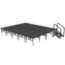Midwest Folding TransFold 16'x20' Dual-Height Stage with Step, 24"-32H (4'x8' Units) - MFP-TA48-16X20-2432