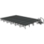 Midwest Folding TransFold 16'x24' Dual-Height Stage with Step, 24"-32H (4'x8' Units) - MFP-TA48-16X24-2432