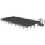 Midwest Folding TransFold 16'x32' Dual-Height Stage with Step, 24"-32H (4'x8' Units) - MFP-TA48-16X32-2432