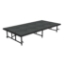 Midwest Folding TransFold 8'x12' Dual-Height Stage with Step, 16"-24H (4'x8' Units)  - MFP-TA48-8X12-1624