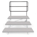 Midwest Folding TFB48 TransFold Back Guard Rail for 3-Tier 48" Standing Choral Riser